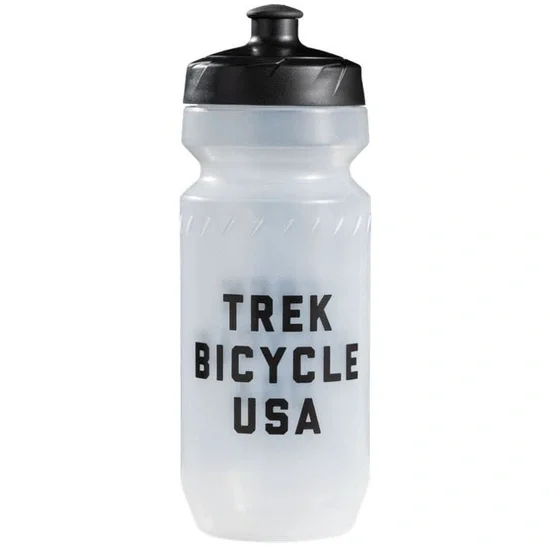 Nowość Bidon rowerowy Trek 600 ml transparentny / czarny