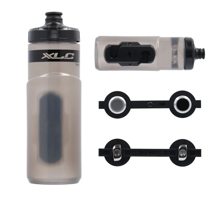 Do wyczerpania zapasów Bidon rowerowy z uchwytem Fidlock MR-S05 XLC 600 ml transparentny / black