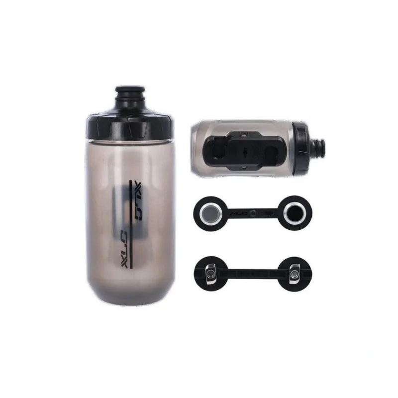 Oferta limitowana Bidon rowerowy z uchwytem Fidlock MR-S12 XLC 450 ml transparentny / black