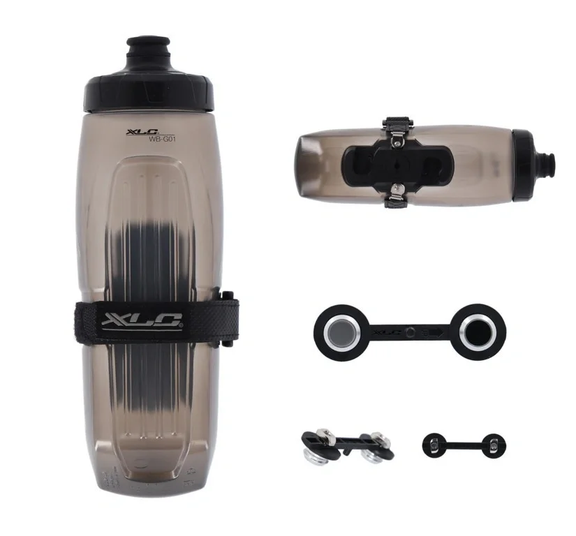 Darmowa dostawa Bidon rowerowy z uchwytem Fidlock MR-S14 XLC 700 ml transparentny / black