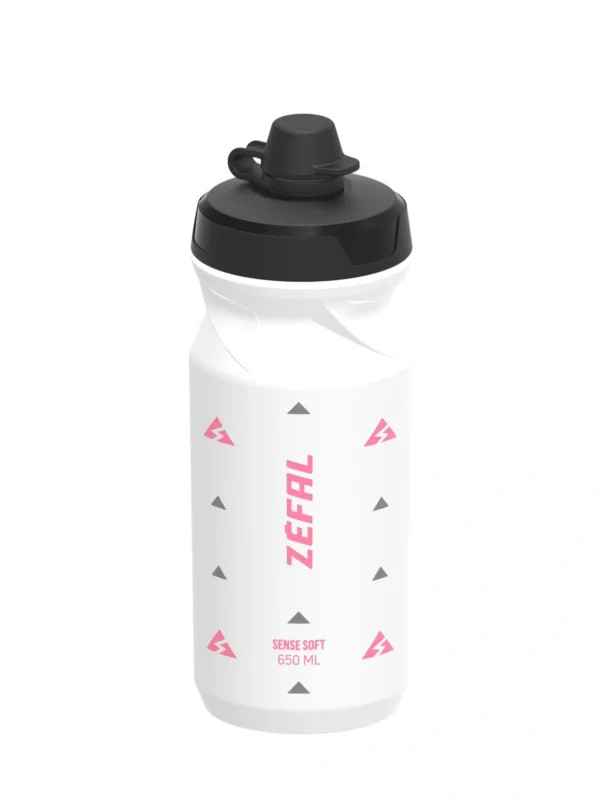 Najlepsza cena Bidon rowerowy Zefal Sense Soft No-Mud 650 ml white