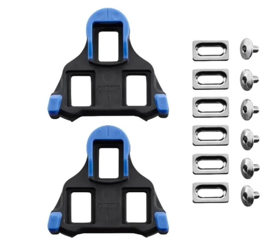 Zniżka Bloki do pedałów rowerowych Shimano SPD SL SM-SH12 black / blue