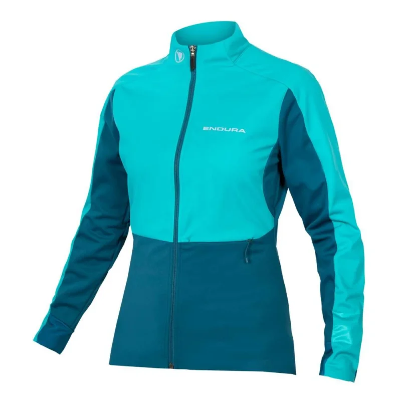 Bluza rowerowa damska Endura Windchill II turkusowa Super okazja