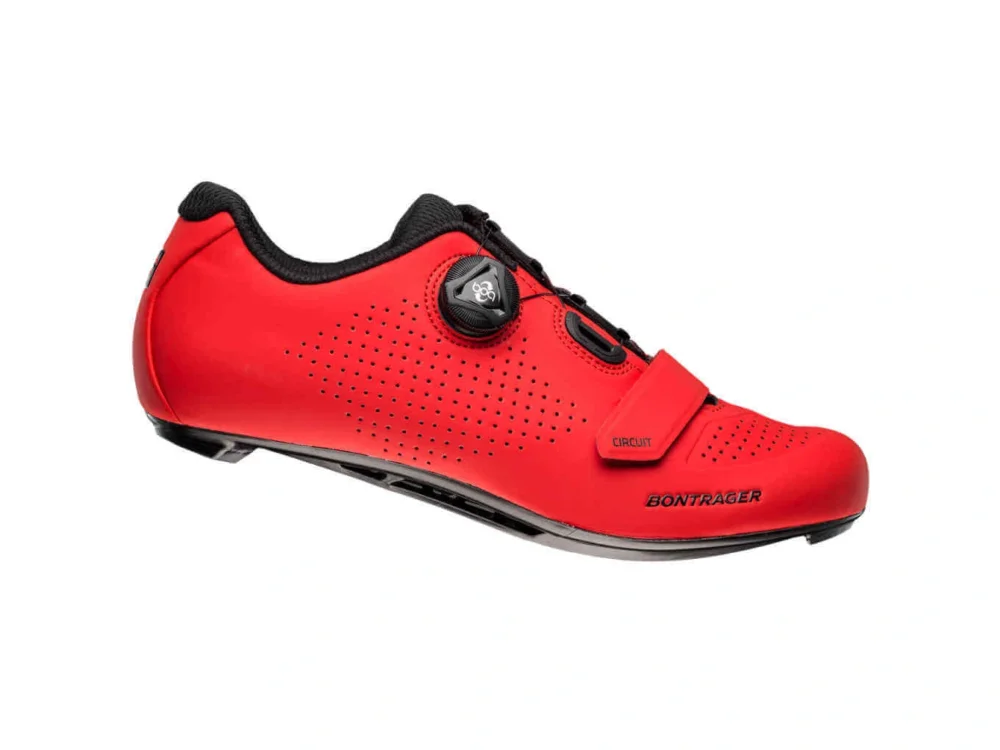 Buty rowerowe Bontrager Circuit Viper Red Łatwy zwrot