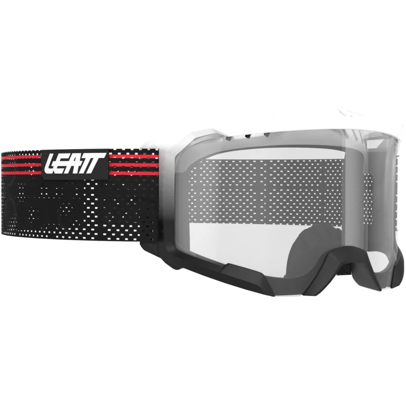 Promocja Gogle rowerowe LEATT Goggle Velocity 4.0 MTB X-Flow Iriz white