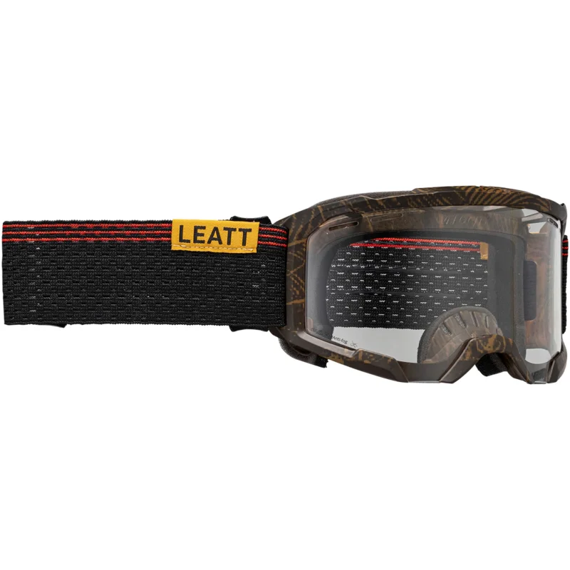 Wyprzedaż Gogle rowerowe LEATT Goggle Velocity 4.0 MTB X-Flow timber