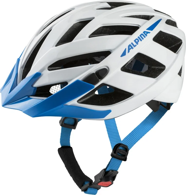 Kask rowerowy Alpina Panoma 2.0 biało - niebieski Premium