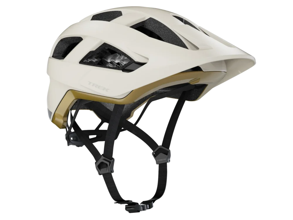 Kask rowerowy Trek Quantum WaveCel Biały Era / Klasyczny złoty Bezpieczne zakupy