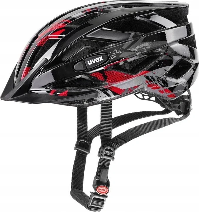 Kask rowerowy Uvex Air Wing czarno - czerwony Hit sprzedaży