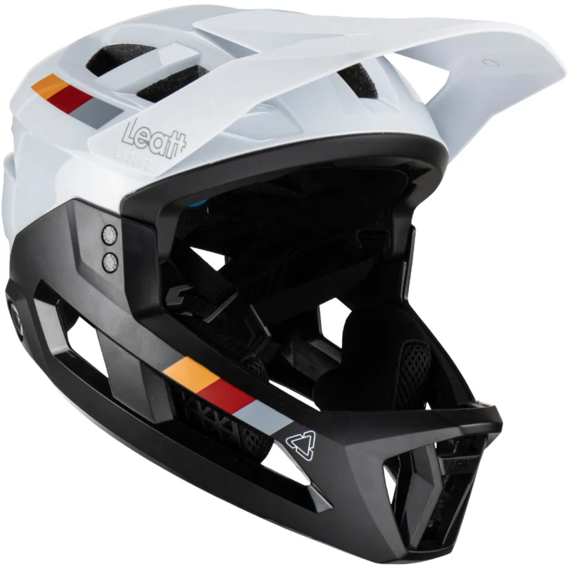 Wyjątkowa oferta Kask rowerowy z wypinaną szczęką Leatt Helmet MTB Enduro 2.0 V23 white