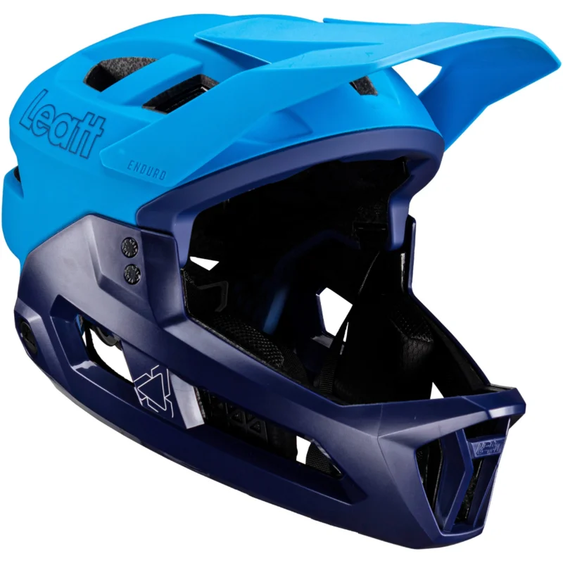 Ostatnia szansa Kask rowerowy z wypinaną szczęką Leatt Helmet MTB Enduro 2.0 V24 cyan