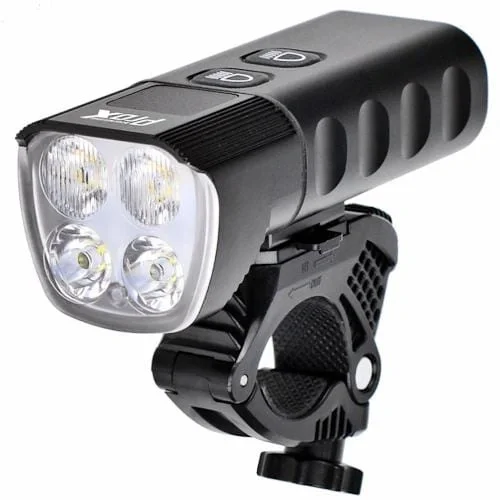 Lampka rowerowa przednia Prox Kastor-X 1800 lm Łatwy zwrot