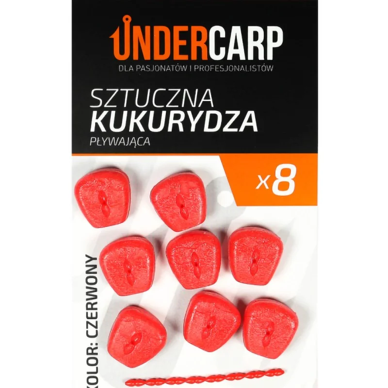 Dostępne od ręki Sztuczna Kukurydza Under Carp Pływająca Czerwona