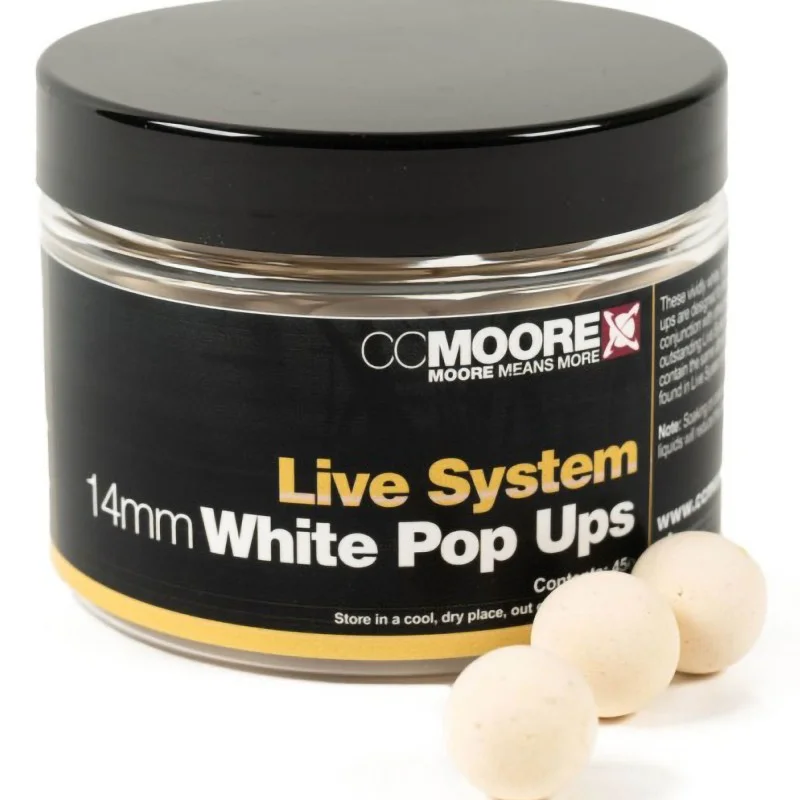 Cena promocyjna Kulki CC Moore Live System White Pop Ups 12mm