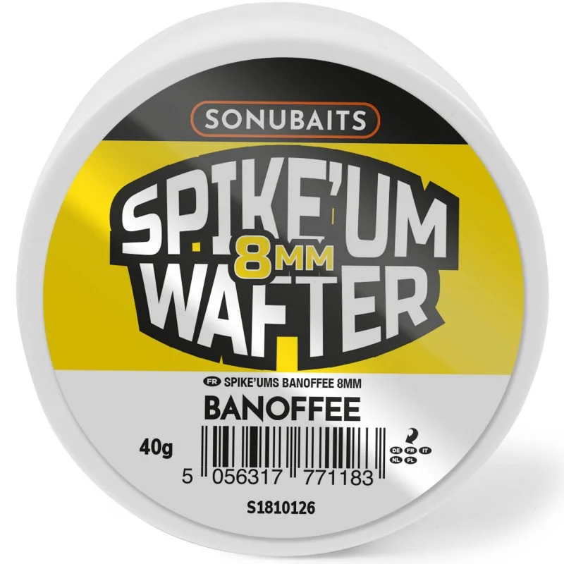 Kulki Sonubaits Spike'um Wafters Banoffee 8mm 40g Łatwy zwrot