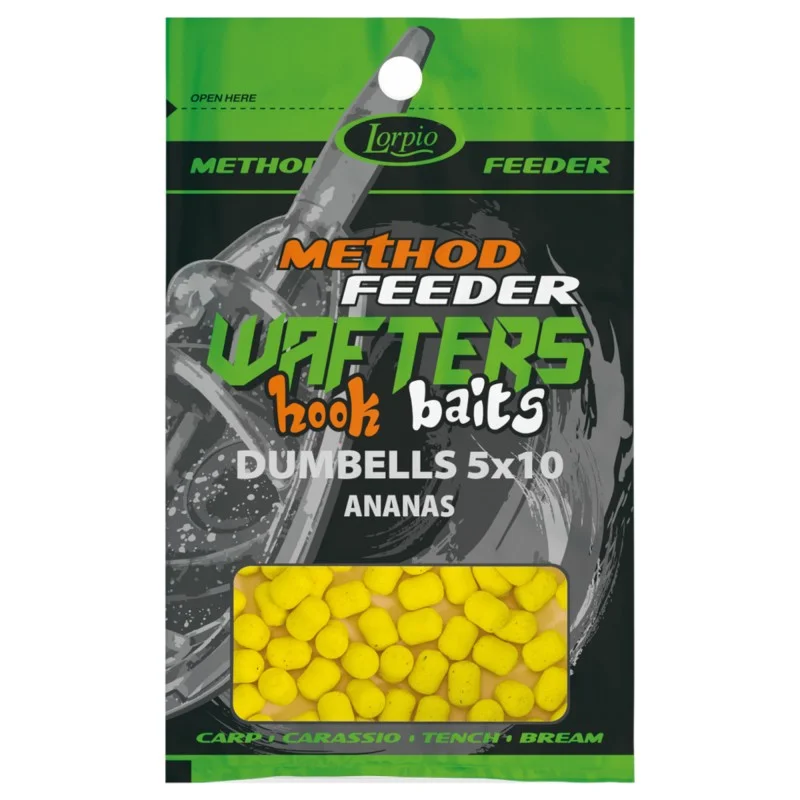 Kulki Lorpio Wafters Dumbells Ananas 5x10mm 15g Do wyczerpania zapasów