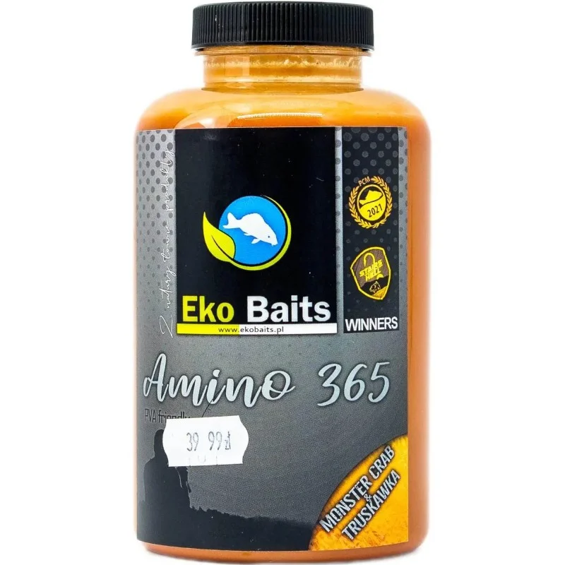 Liquid Eko Baits Amino 365 Monster Krab Truskawka 500ml Zniżka