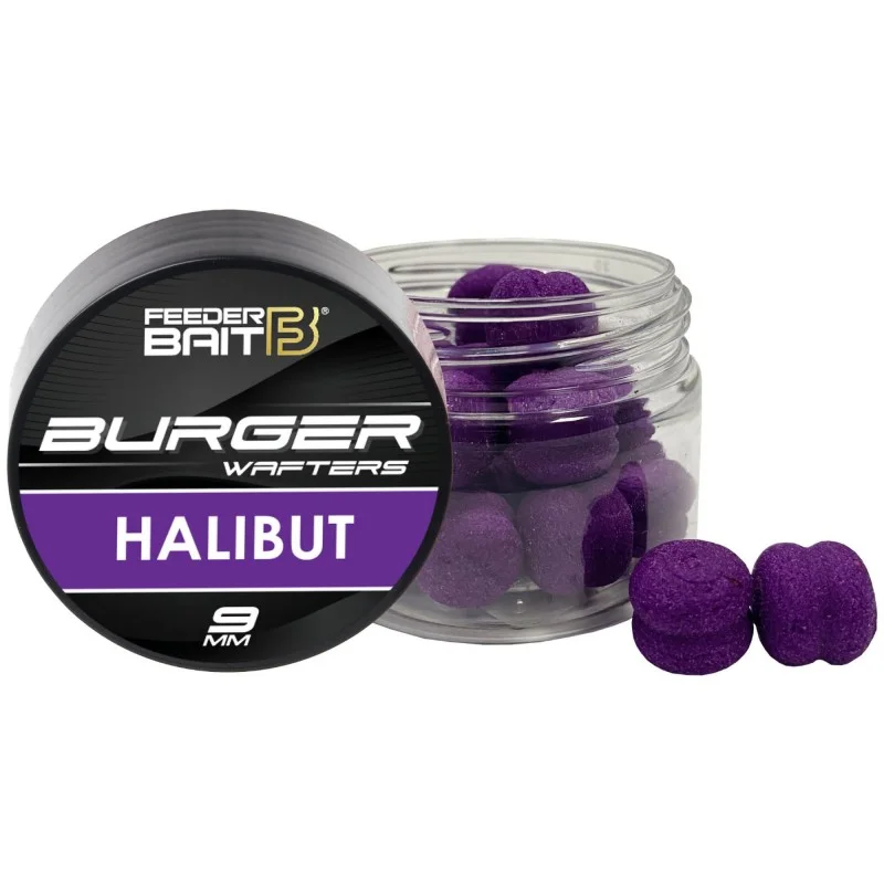 Niska cena Wafters Feeder Bait Burger Halibut 9mm