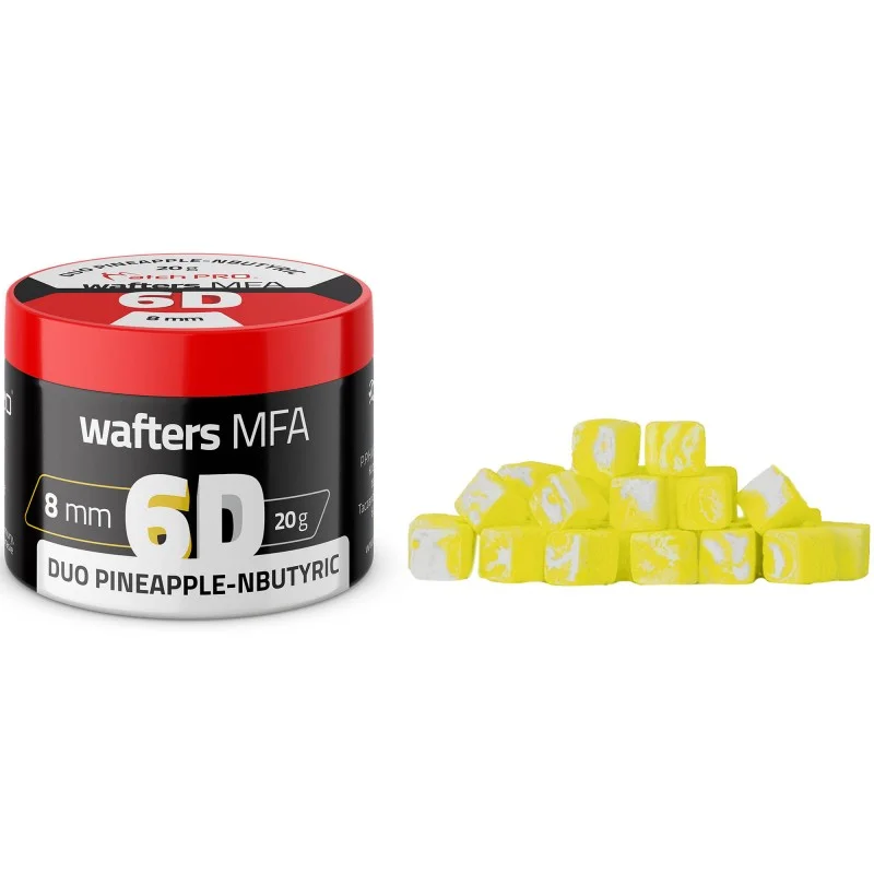 Przynęta MatchPro 6D Wafters Mfa Duo Pineapple Nbutyric 8x8mm 20g Darmowy zwrot