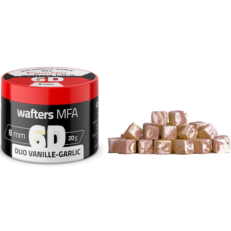 Przynęta MatchPro 6D Wafters Mfa Duo Vanille Garlic 8x8mm 20g Wyprzedaż