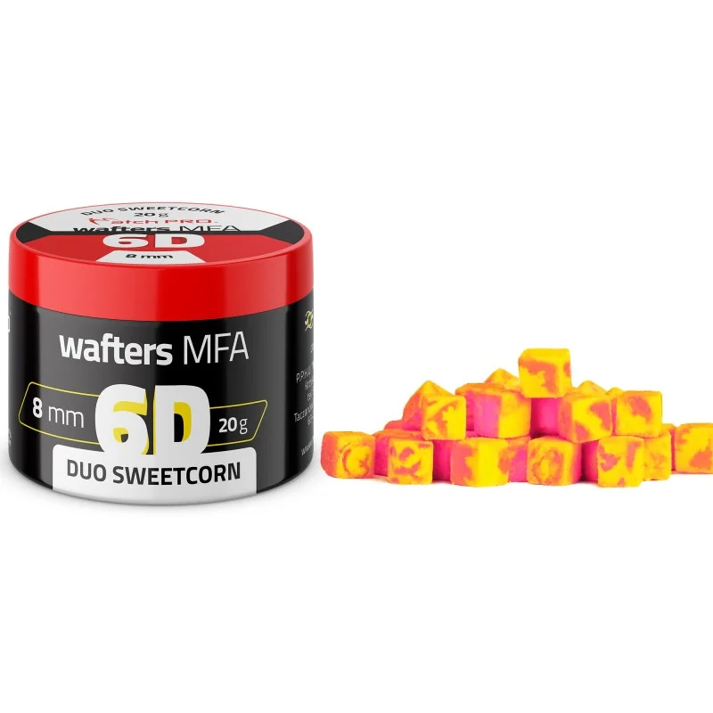 Do wyczerpania zapasów Przynęta MatchPro 6D Wafters Mfa Duo Sweetcorn 8x8mm 20g