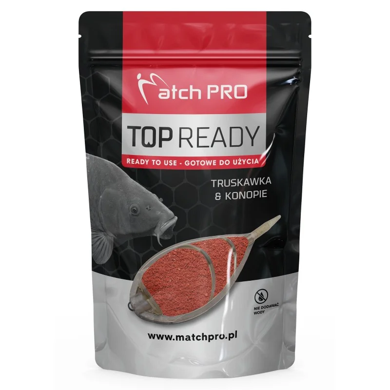 Wyjątkowa oferta Gotowa Zanęta MatchPro Ready Methodmix Truskawka & Konopie 700g