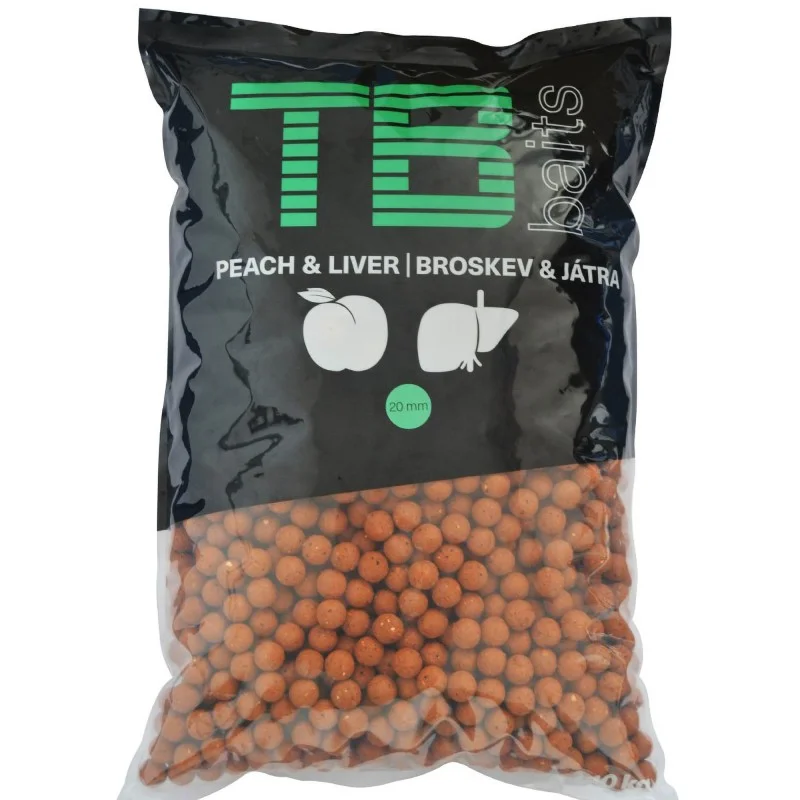 Kulki TB Baits/ Blazek Peach Liver 10kg 24mm Super okazja