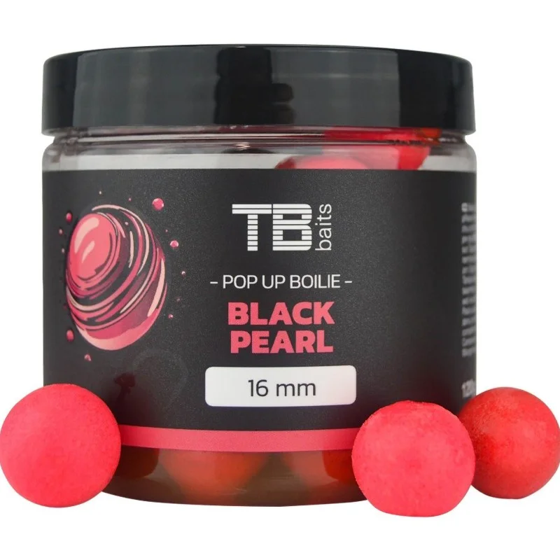 Najlepsza cena Kulki W Dipie TB Baits/ Blazek Floating Pop-Up Pink Black Pearl + NHDC 65g 12mm