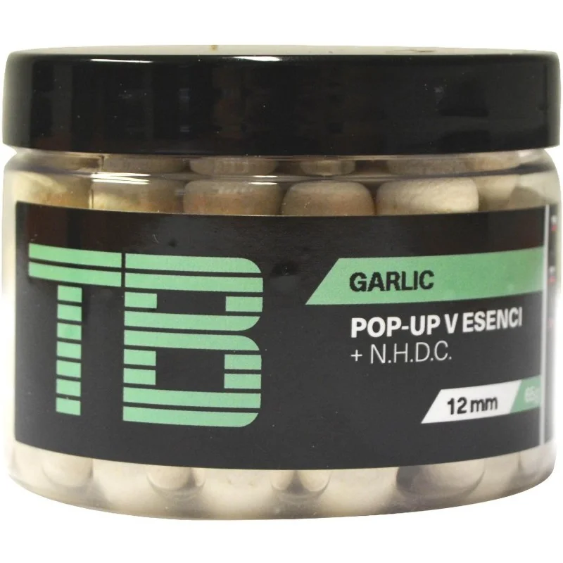 Do wyczerpania zapasów Kulki W Dipie TB Baits/ Blazek Floating Pop-Up White Garlic + NHDC 65g 12mm
