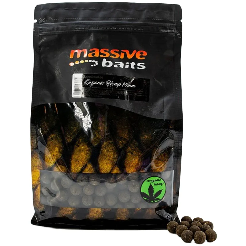 Oferta Kulki Massive Baits Special Boilies Organic Hemp 14mm 1kg