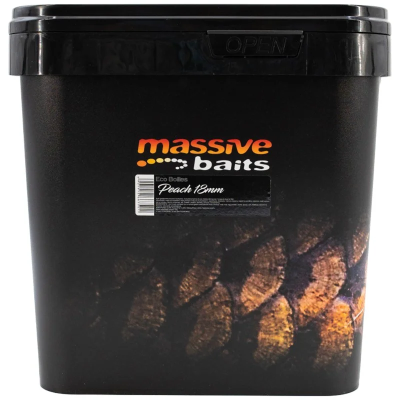 Hit sprzedaży Kulki Massive Baits Eco Boilies Peach 18mm 10kg