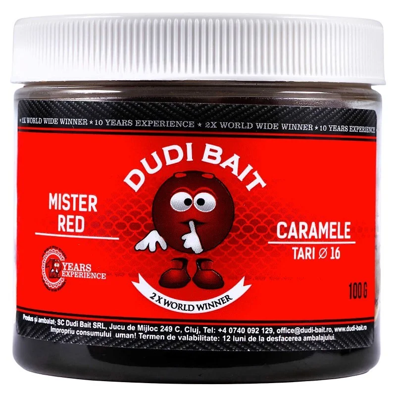 Rabat Kulki Dudi Bait Mister Red Super Hot W Zalewie Soluble Szybko Pracujące 24mm