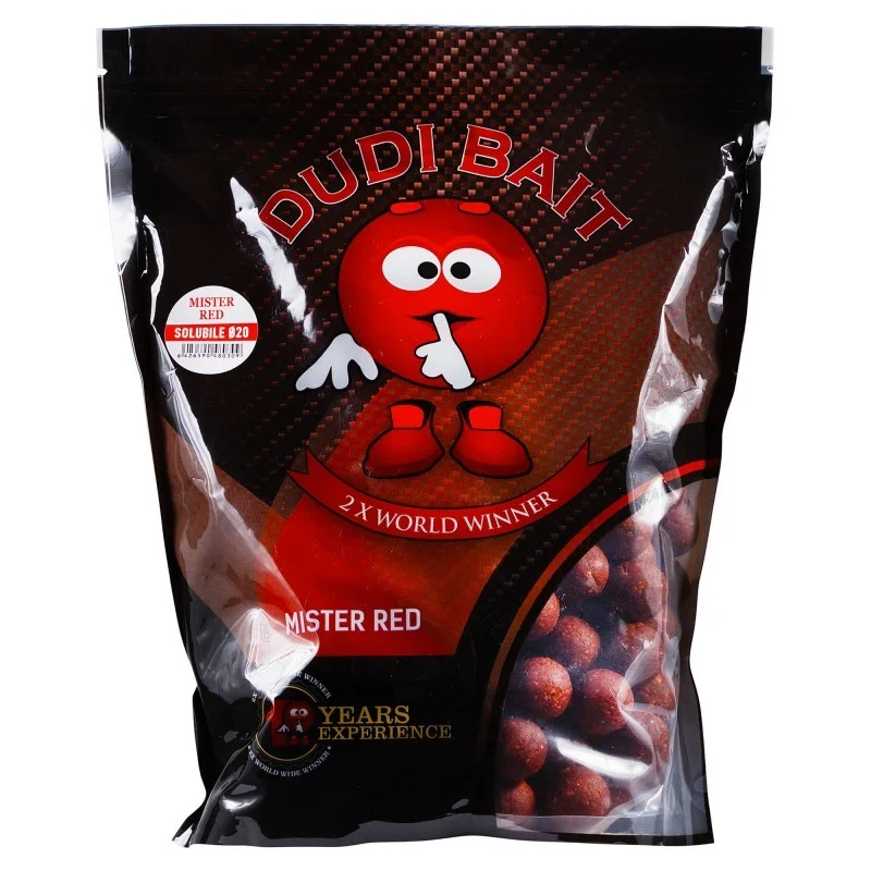 Kulki Dudi Bait Mister Red Super Hot Tari Wolno Pracujące 24mm 1kg Nowy