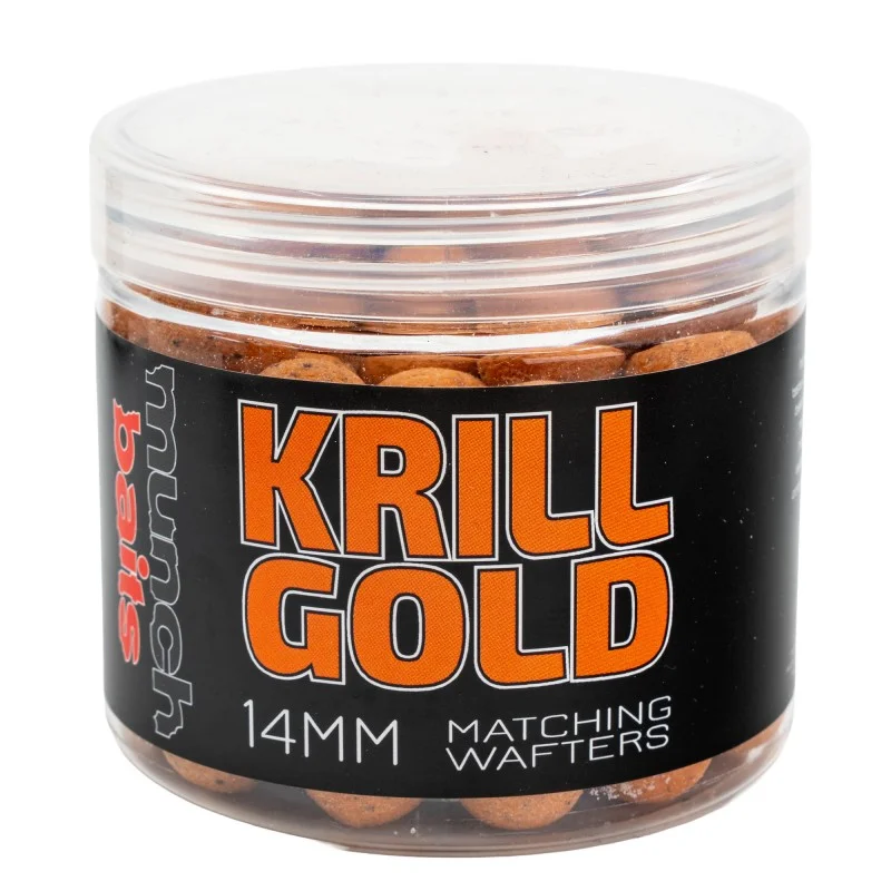 Kulki Munch Baits Wafters Krill Gold Matching 14mm Darmowy zwrot