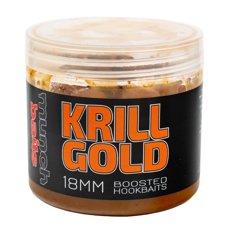 Kulki Haczykowe Munch Baits Krill Gold Boosted 18mm Kup teraz