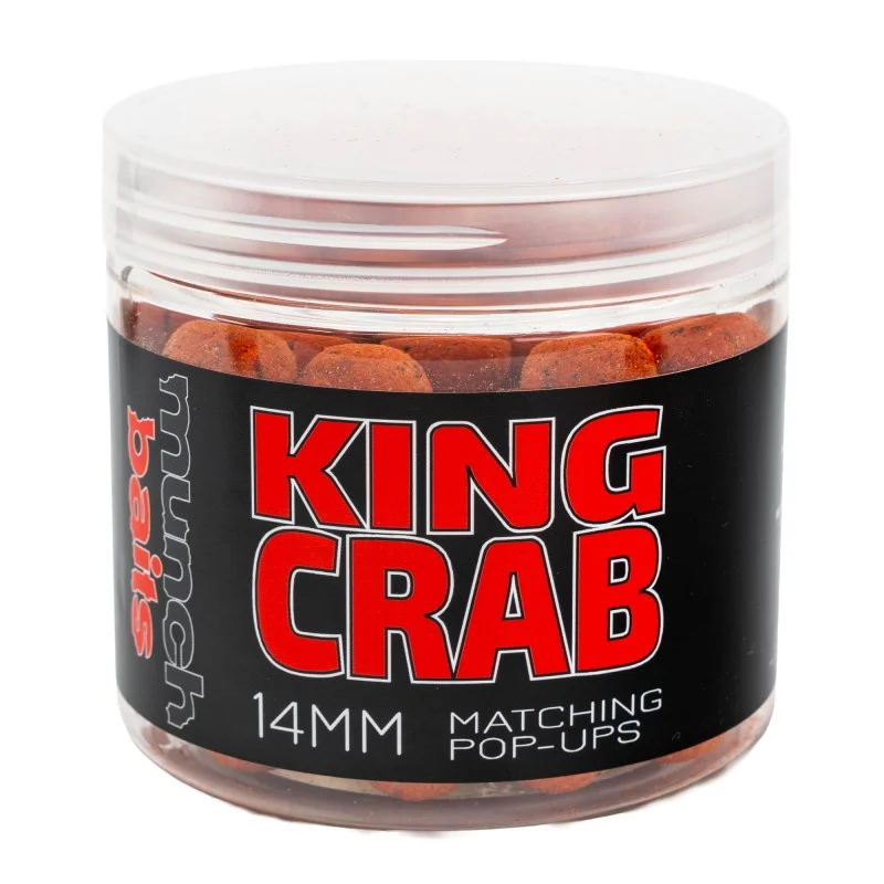 Popularny Kulki Munch Baits Pop Ups King Crab Matching 14mm