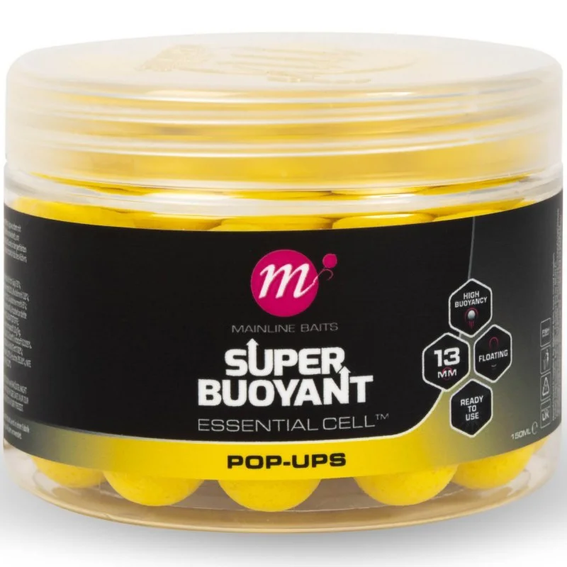 Oferta czasowa Kulki Mainline Essential Cell Super Buoyant Pop-Ups 13mm Yellow