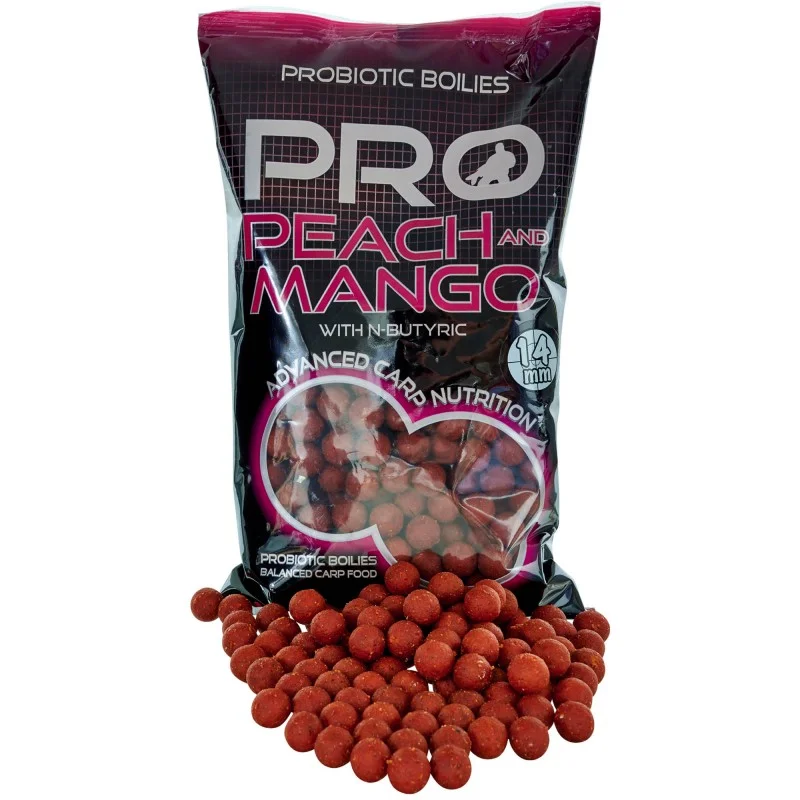 Kulki Starbaits Pro Peach & Mango 14mm 800g Wybór klientów