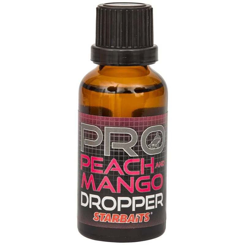 Łatwy zwrot Booster Starbaits Pro Peach & Mango Dropper 30ml