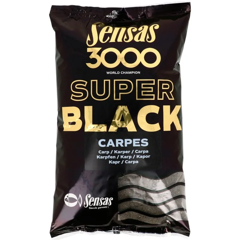 Zanęta Sensas 3000 Super Black Carpe 1kg Oferta limitowana