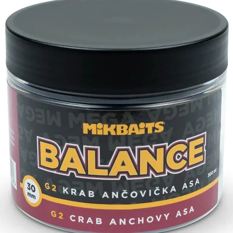 Zamów dziś Kulki Mikbaits Mega BALANCE 300ml - G2 Krab Anchois Asafetyda 30mm