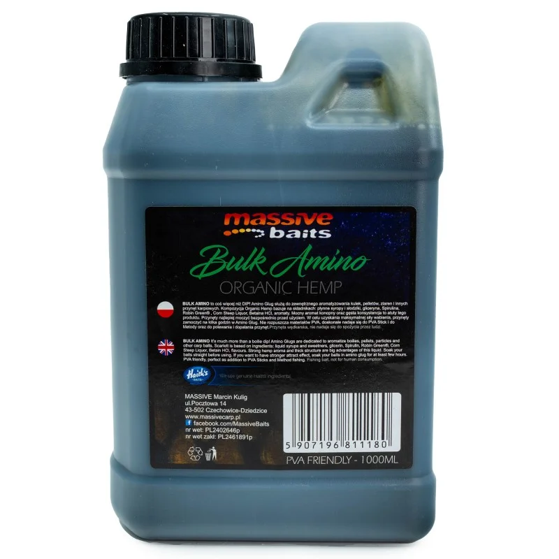 Wysoka jakość Liquid Massive Baits Bulk Amino Organic Hemp 1l