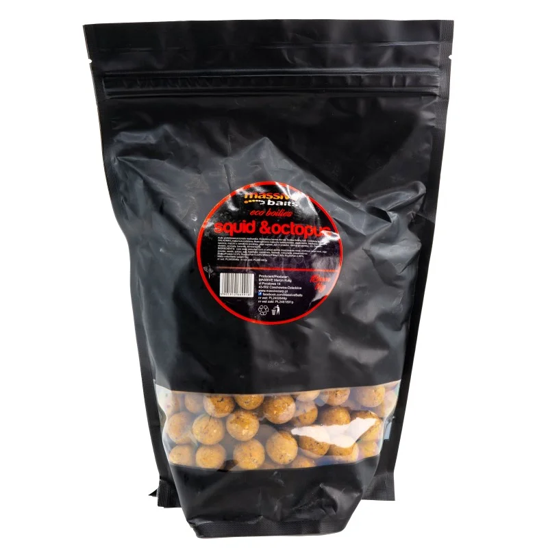 Kulki Massive Baits Eco Boilies Squid Octopus 18mm 1kg Dodaj do koszyka