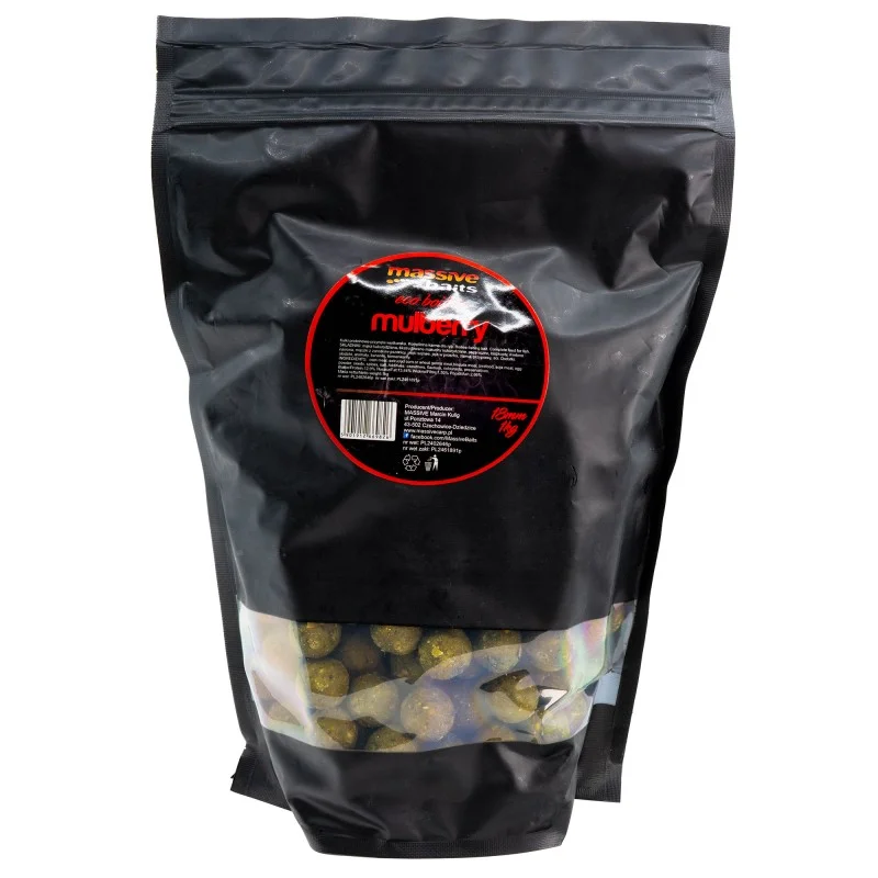 Kulki Massive Baits Eco Boilies Mulberry 18mm 1kg Obniżka ceny
