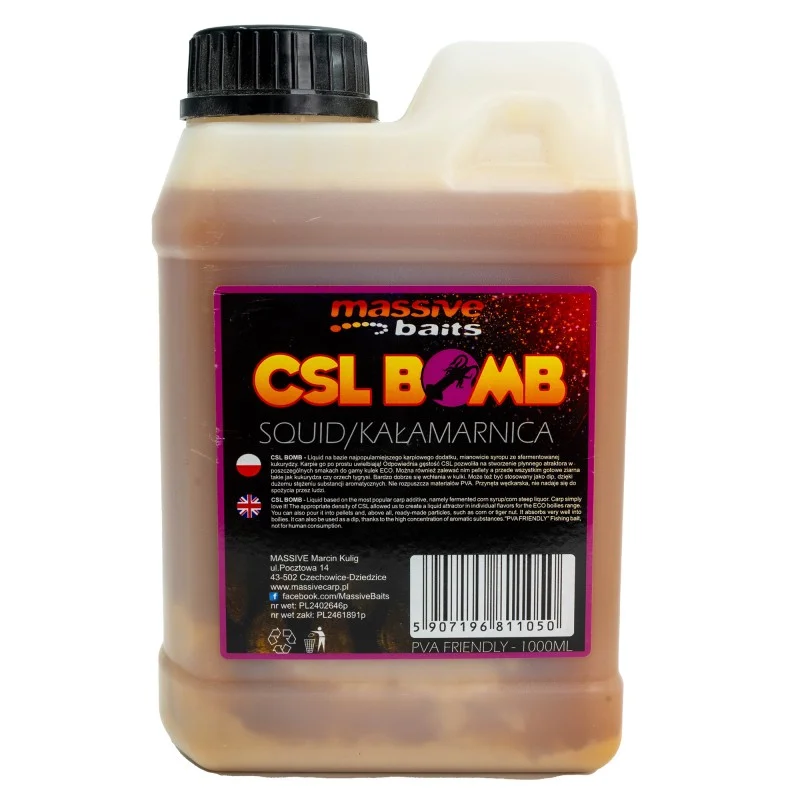 Liquid Massive Baits CSL Boomb Squid 1l Nowość
