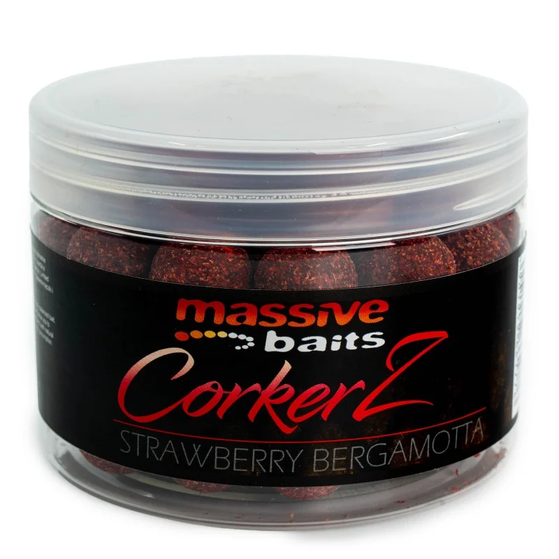 Wybór klientów Kulki Massive Baits CorkerZ Strawberry Bergamotta 22mm
