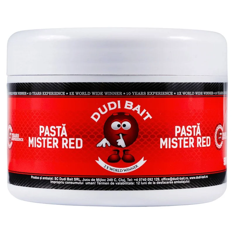 Tylko do końca tygodnia Pasta Dudi Bait Mister Red 500g