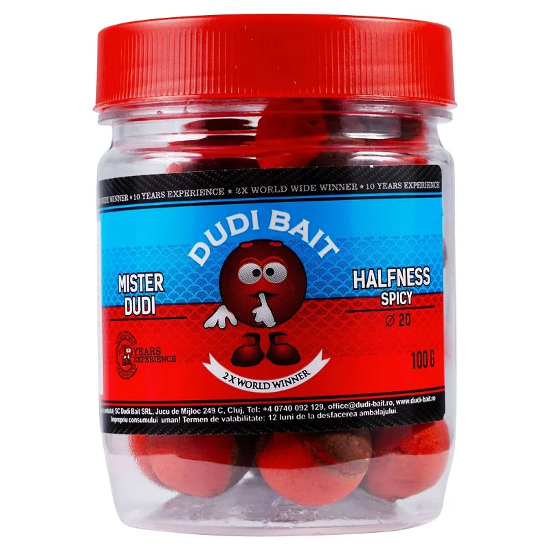 Tani Kulki Haczykowe Dudi Bait Mister Dudi Połówki Pieprz 20mm 100g