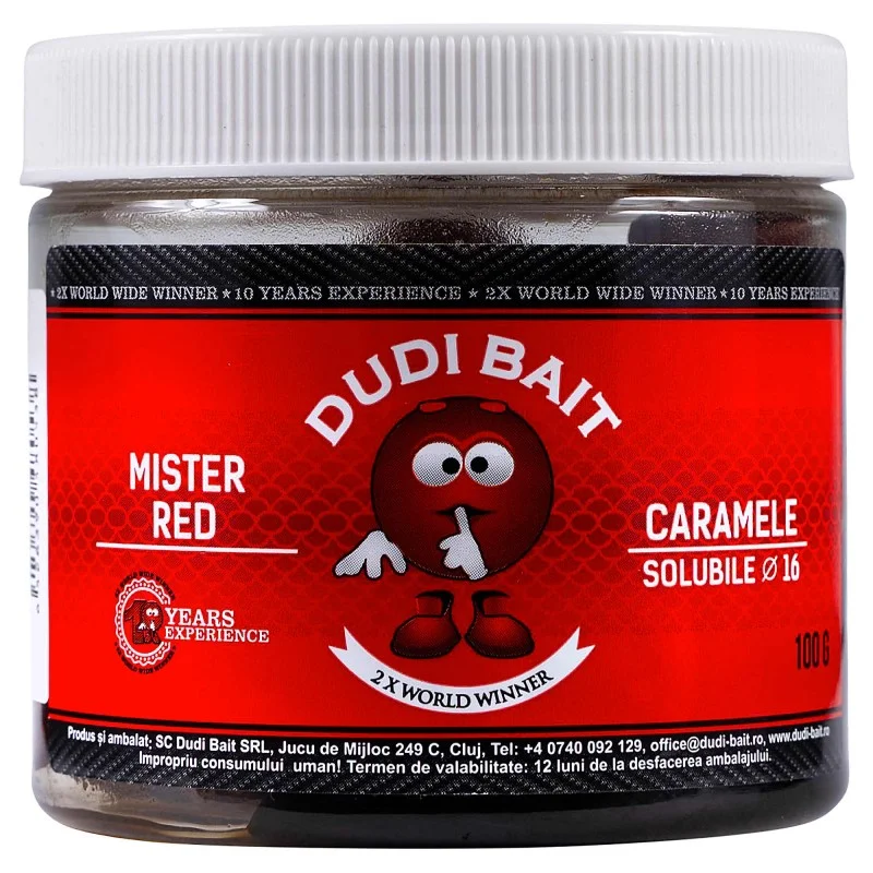 Sprawdź teraz Kulki Haczykowe Dudi Bait Mister Red Super Hot W Zalewie Szybko Pracujące 16mm 100g