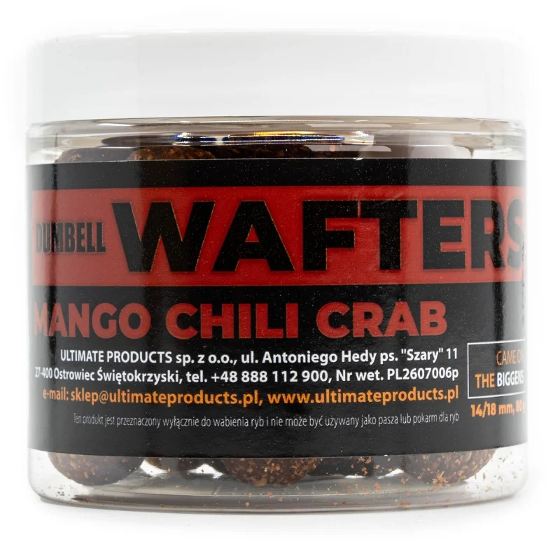 Super okazja Kulki Ultimate Products Dumbell Wafters Mango Chili Crab 14/18mm